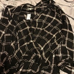 Maurices Plus size plaid shirt